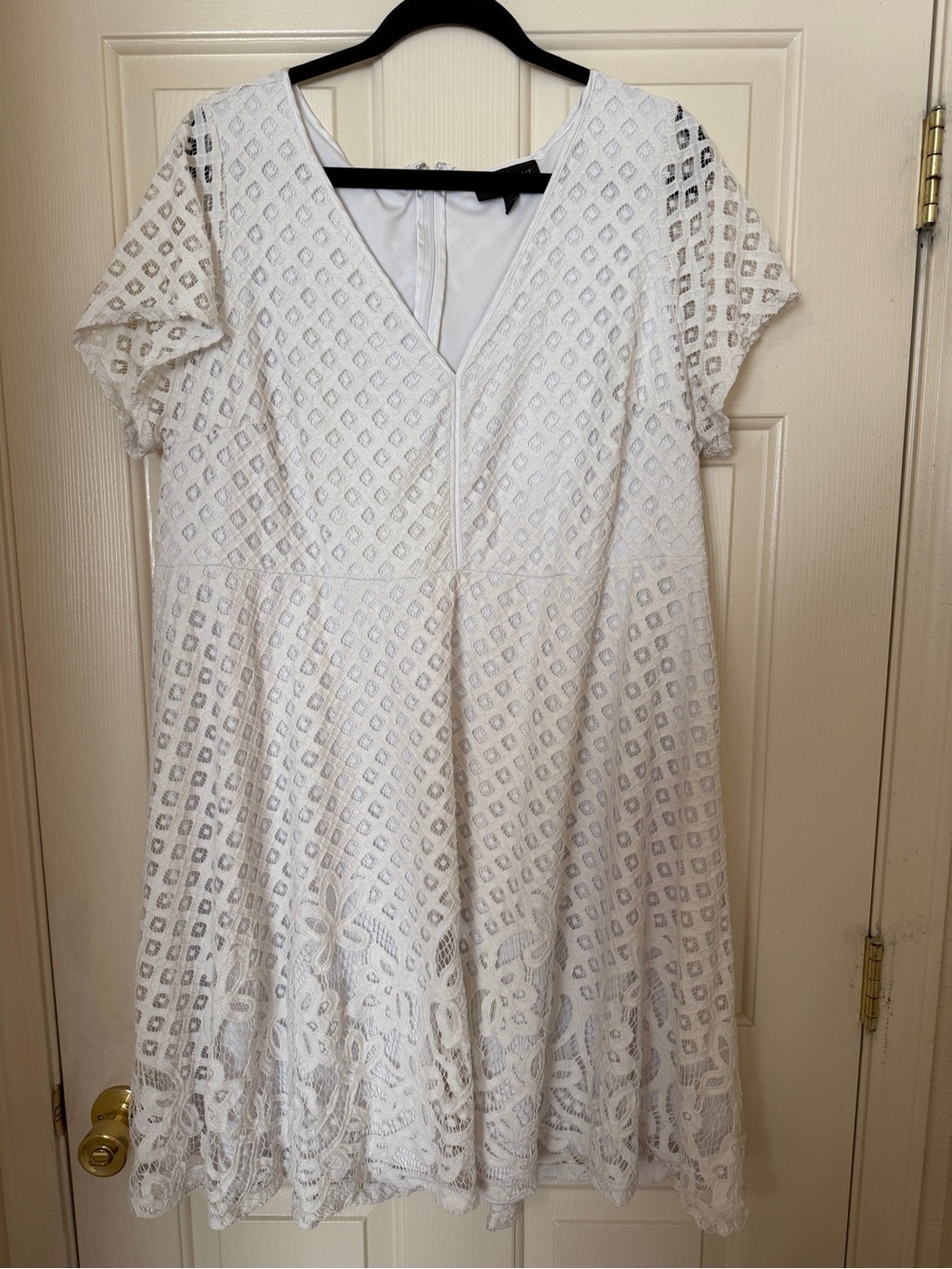 Lane Bryant White Lace Dress Size 22